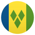 🇻🇨 flag: St. Vincent & Grenadines display on JoyPixels